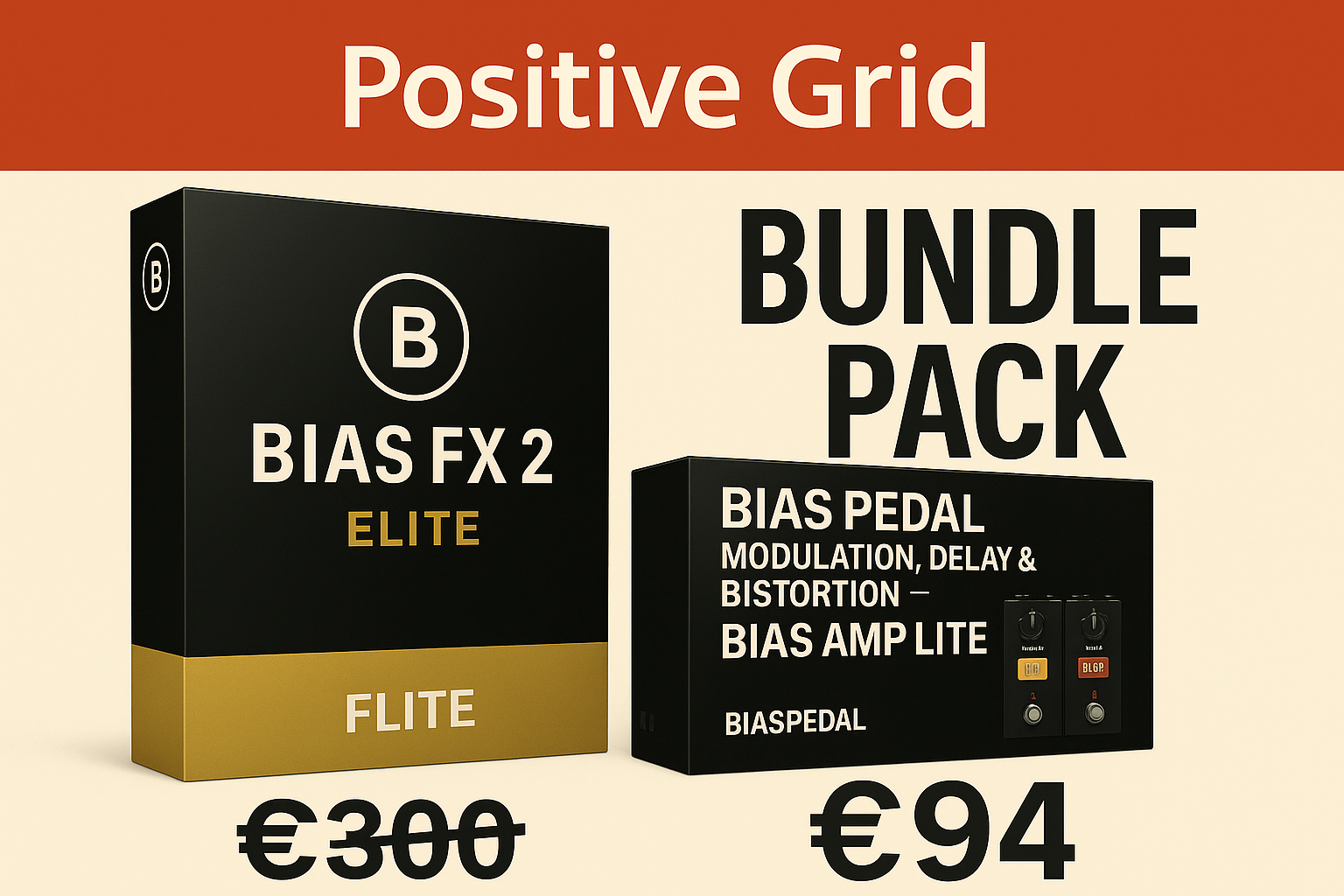 Positive Grid Bias FX 2 Elite+Bias Pedal Bundle+Bias Amp Lite